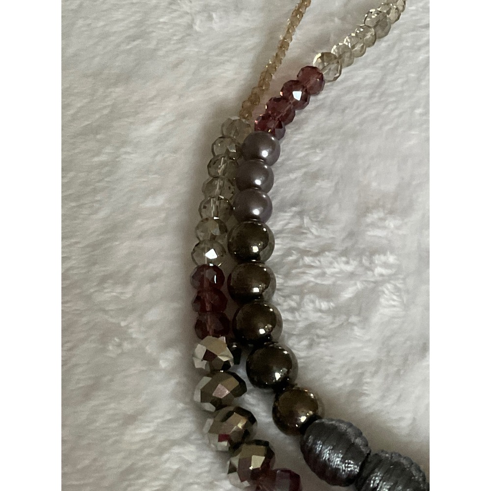 Chico's Double Strand Beaded Necklace - Picture 2 of 4